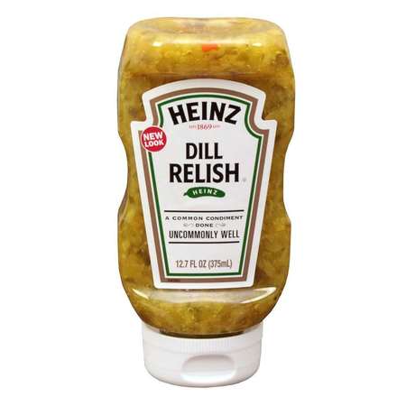 Heinz Heinz Easy Squeeze Dill Relish 12.7 fl. oz. Bottle, PK12 10013000001387